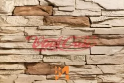 Đá ghép vàng nâu Vĩnh Cửu ốp tường VC47