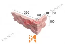 Gạch Vĩnh Cửu giả đá Hạ Long viên góc VC25