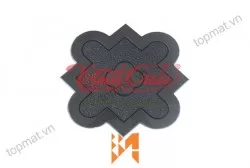 Gạch bê tông sợi hoa 02 đen Vĩnh Cửu VC64