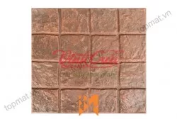 Gạch bê tông sợi giả đá cubic đỏ gạch Vĩnh Cửu VC73
