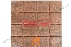 Gạch giả đá cubic đỏ gạch Vĩnh Cửu VC121