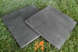 Đá slate đen vảy đồng Lai Châu 15x15x(1-1.2)cm