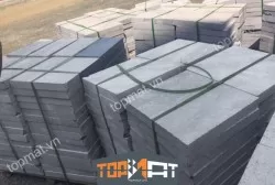 Đá ghi sáng mài thô 30x30x3cm