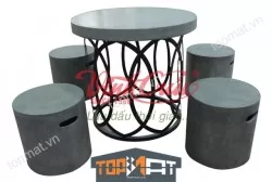 Bàn bê tông nhẹ GRC Vĩnh Cửu VC-CF021