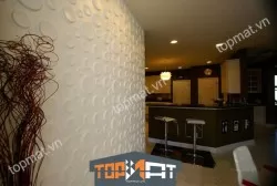 Tấm ốp tường 3D sợi thực vật CRATERS