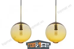 Đèn thả thủy tinh cao cấp CASAMOTION Bubble Amber