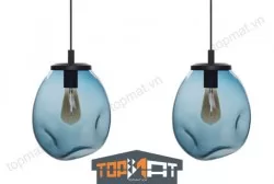Đèn thả thủy tinh Random Moving Inspiration - Blue Grey