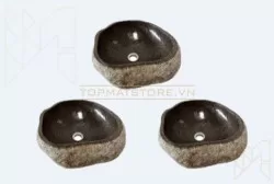 Lavabo đá cuội tự nhiên MAR15i