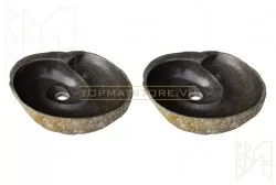 Lavabo đá cuội tự nhiên MAR15Si