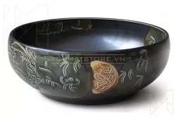 Chậu sứ hoa văn SU142