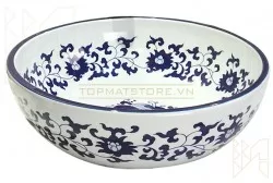 Chậu sứ hoa văn SU118