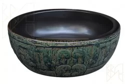 Chậu sứ hoa văn SU014