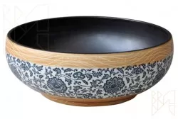 Chậu sứ hoa văn SU113