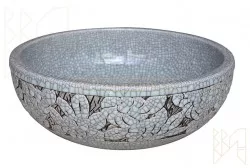 Chậu sứ hoa văn SU126