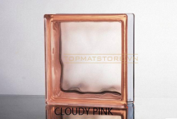 Gạch kính Cloudy Pink – Trơn hồng 015
