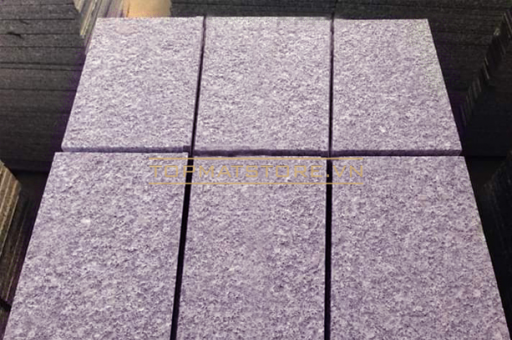Đá granite tím Hoa Cà mặt băm 30x60x2cm
