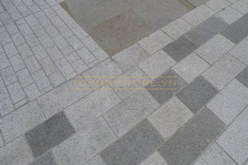 Đá granite trắng Suối Lau mài 30x60x2cm