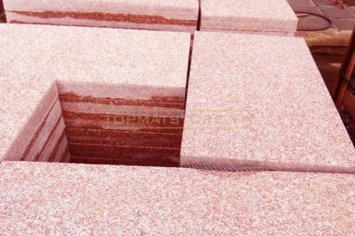 Đá granite đỏ Bình Định khò lửa 30x60x2cm - Mẫu đá granite lát nền đẹp