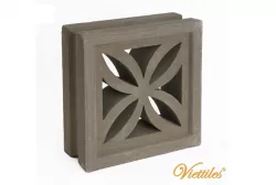 Gạch bông gió xám  VCB-001-1000 FLOWER