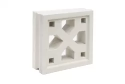 Gạch thông gió Viettiles trắng FOUR Y	