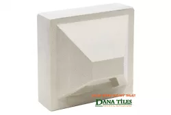 Gạch bông gió bánh ú Danatiles BU-01 trắng