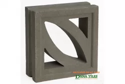  Gạch bông gió Danatiles D-01 đen