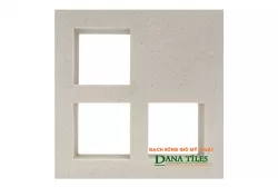 Gạch bông gió Danatiles D-012 trắng