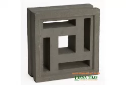  Gạch bông gió Danatiles D-03 đen