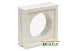 Gạch bông gió Danatiles D-06 trắng