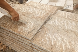 Đá ốp granite vàng 30x60x5cm