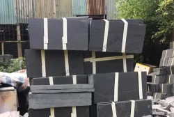 Đá slate đen Lai Châu 15x30x(0.4-1)cm