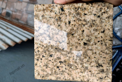 Đá granite vàng trung Bình Định mặt mài 30x60x2cm