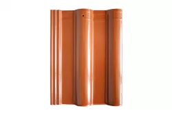 Ngói Prime Hera hai sóng tráng men đỏ 08.06.101