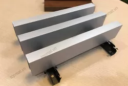 Trần nhôm Basi U30x100 Shaped, khe hở 70mm