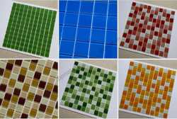 Gạch mosaic thủy tinh- vật liệu trang trí ốp lát hiện đại
