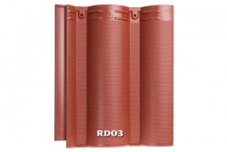Ngói màu Ruby RD03 - Đỏ đậm