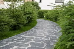 Đá rối slate đen Lai Châu lát nền