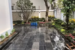 Đá xanh đen mài 30x60x2 cm 