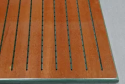 Gỗ tiêu âm 2 mặt phủ veneer, lõi xanh chịu ẩm dày 18mm