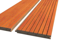 Gỗ tiêu âm 2 mặt phủ Melamine, lõi MDF lõi thường dày 15mm