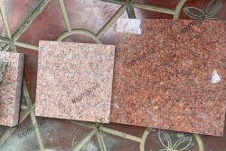 Đá granite đỏ Bình Định mặt mài 30x60x2cm