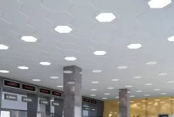 Trần nhôm lục giác Hexagon