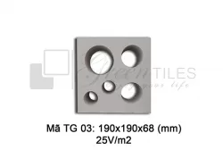 Gạch thông gió Greentiles mẫu TG-03