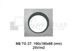 Gạch thông gió Greentiles mẫu TG-27