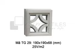 Gạch thông gió Greentiles mẫu TG-29
