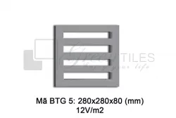 Gạch thông gió Greentiles mẫu BTG-5