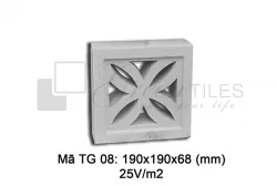 Gạch thông gió Greentiles mẫu TG-08