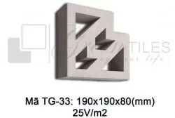 Gạch thông gió Greentiles mẫu TG-33