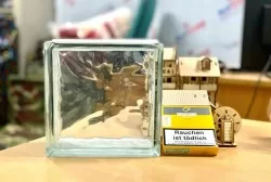 Gạch kính lấy sáng Thái Lan hoa văn vân mây