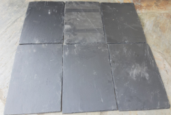 Đá slate đen Lai Châu lợp mái xuất khẩu 20x30x(0.4-0.7)cm